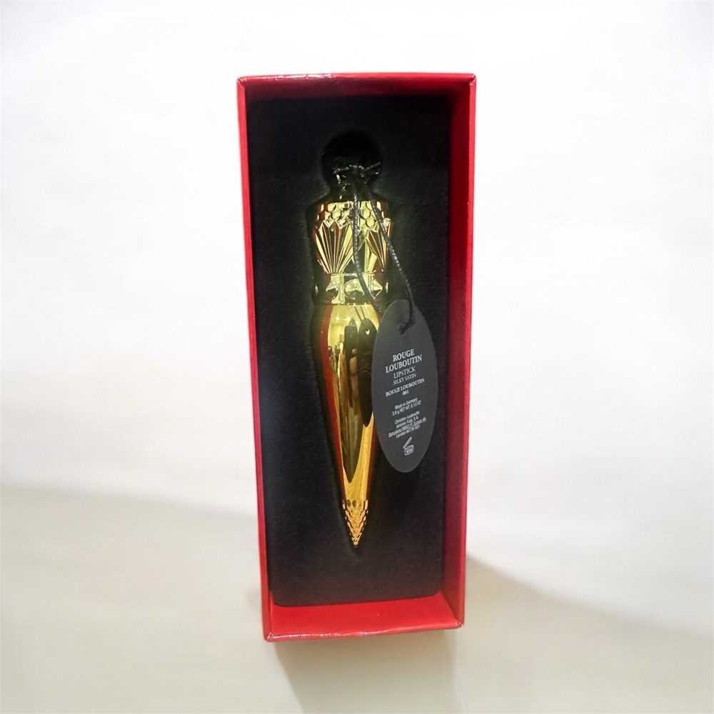 Rouge Louboutin Silky Satin Lipstick in Red Box